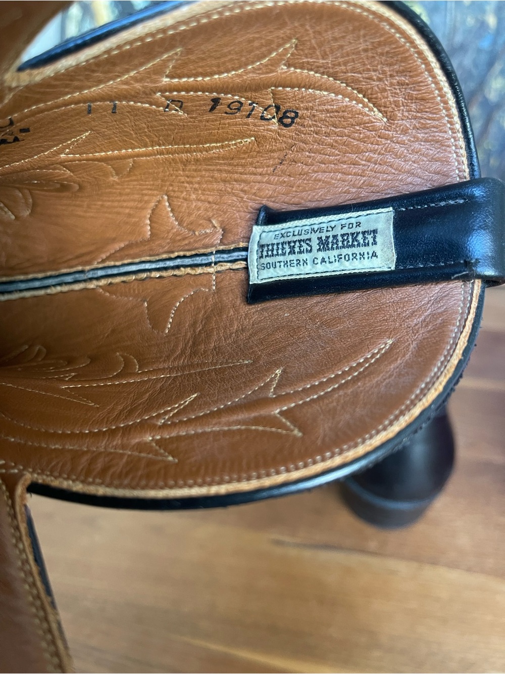 Lucchese boots exclusive for thieves market Leather Cowboy Boots 11 - Picture 11 of 13